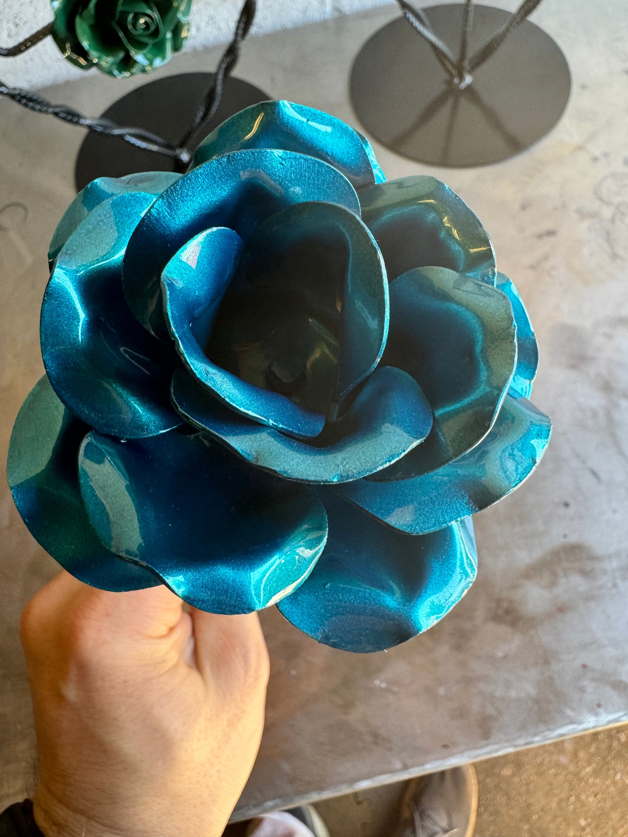 Ornate metal rose | Designs By Bobby